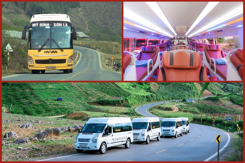 Take a bus/ coach to Moc Chau